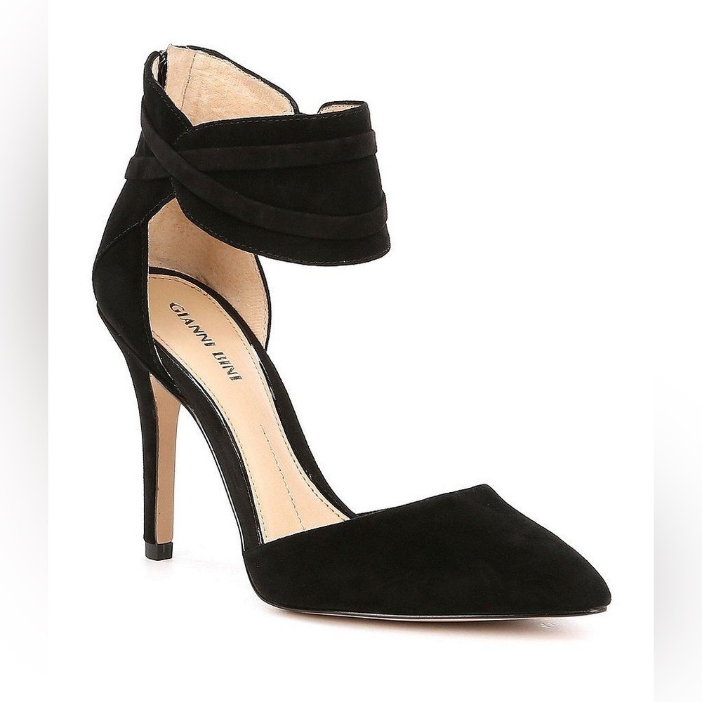 Gianni Bini Ankle Strap Suede Women's Heels